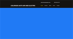 Desktop Screenshot of coloradoautoair.com